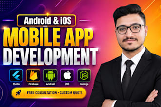 be your mobile app developer for ios app development, android app creation