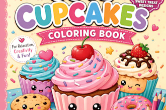 design cute KDP coloring books for kids and toddlers