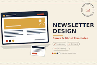 do canva  design newsletter design ghost newsletter design
