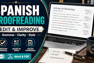 proofread and improve spanish documents