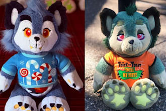 create custom handmade plush toy amigurumi stuffed animal toy for you