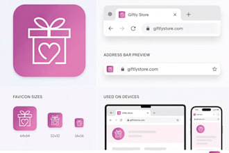 design a modern minimalist favicon for your website