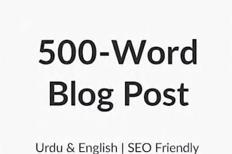 write professional urdu and english