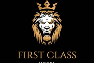 stylish and professional custom logo design