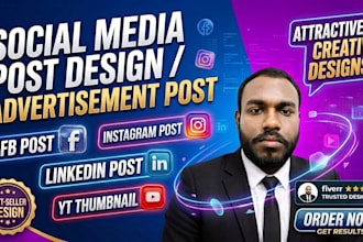 design high converting social media post and facebook ads