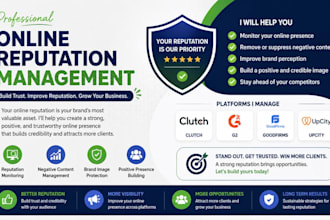 handle b2b review platform profile management for clutch g2 goodfirms and upci