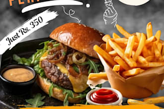 design stunning food ads