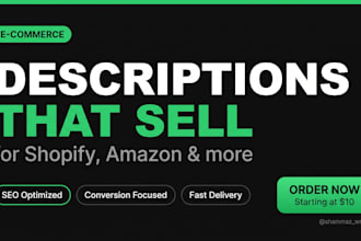 write SEO product descriptions that boost your sales