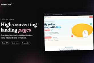 design a high converting landing page