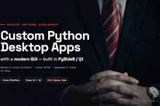 build a custom python desktop app with a modern gui pyside6 qt
