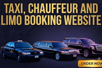 build taxi, chauffeur and limo booking website on wordpress