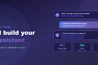 we will create a personalized ai assistant for your business