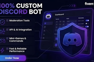develop a custom discord bot for your server