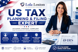 provide US tax planning, preparation,and irs compliance services for individuals