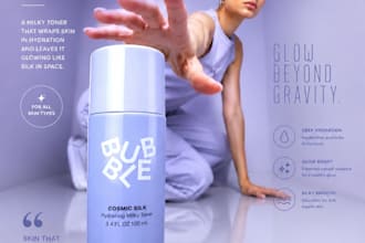 create luxury cosmetic product advertisement designs