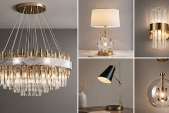 do realistic 3d lamp, 3d chandelier modeling and render design