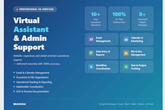 be your reliable virtual assistant for admin