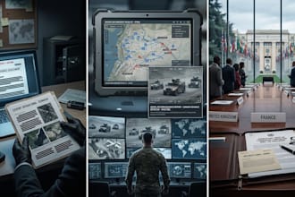 write geopolitical articles and strategic military analysis