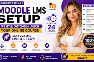 install, customize and launch moodle lms website with payment integration