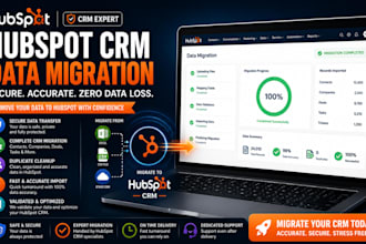 migrate your data to hubspot CRM safely and accurately