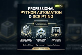 do advanced python scripting and custom software automation