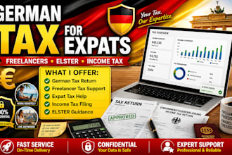 help expats and freelancers with german tax return, elster and income tax