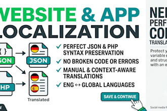 translate json csv php files and website localization