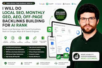 do local SEO, monthly website GEO, aeo, offpage backlink building for ai rank