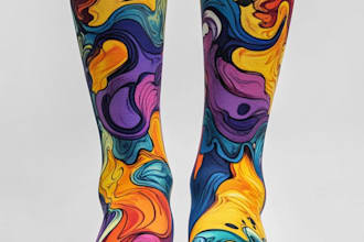design custom and unique socks design