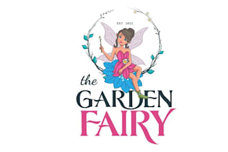 design high quality classic garden fairy logo
