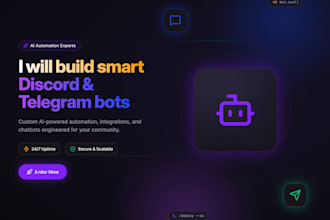 develop a custom discord bot using python or node js