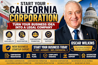 form and register your california corporation professionally