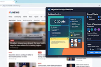 do a customized chrome extension for you