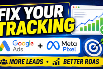 fix google ads conversion tracking and meta pixel for more leads