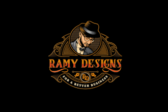 make modern design club, bar, hookah, bartender and nightclub logo