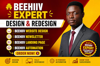 setup beehiiv website, beehiiv landing page, ai newsletter, beehiiv automation