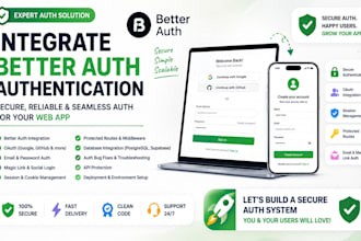 integrate better auth authentication with your web app