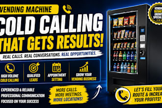 vending machine,vending macine cold calling,lead generation