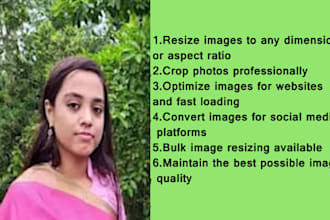 resize, crop, and optimize images