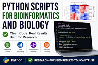 write a custom python script to solve your bioinformatics problem