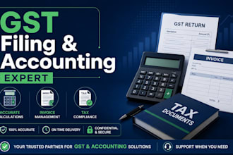 do gst filing, tally prime bookkeeping and itr filing for your business