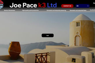 a modern and responsive website