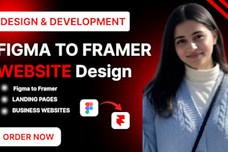 design webflow website, framer website, figma to webflow framer landing page