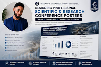 design professional scientific and research conference posters