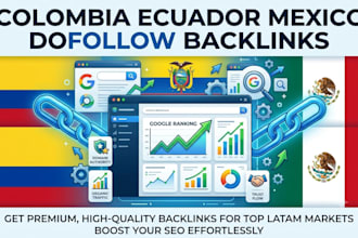 do colombia, ecuador and mexico do follow backlinks for google ranking