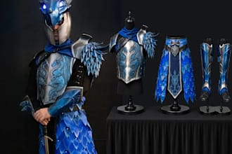 3d cosplay creation wearable armor cosplay armor cosplay model 3d mask printing
