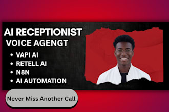 build ai receptionist with vapi ai, retell ai and n8n automation