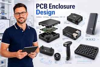 pcb enclosure sheet metal enclosure pbc casing iot housingready for 3d printing
