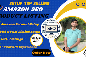 create SEO optimized amazon product listings