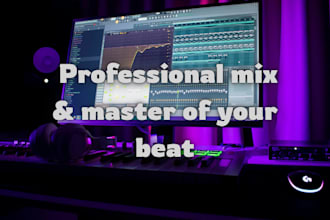 mix and master professionally your beat